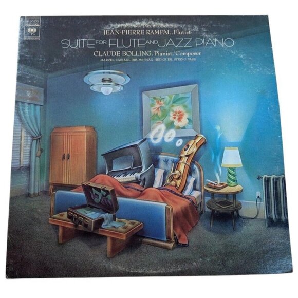 Columbia Other - Rampal/Bolling Suite for Flute & Jazz Piano LP Columbia M33233 1975 VG/VG